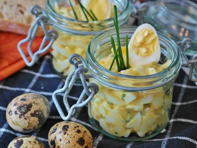 ei salade maken, zelf maken